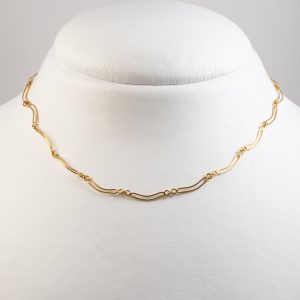 Collana girocollo oro giallo 18k
