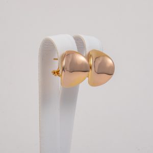 Orecchini a bottone oro giallo 18k