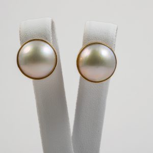 Orecchini oro giallo 18k con perle