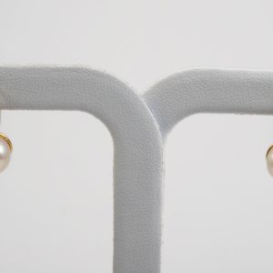 Orecchini oro giallo 18k con perle