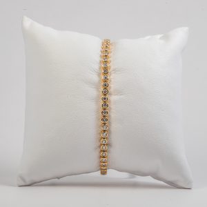 Tennis oro giallo 18k con diamanti 1,00ct