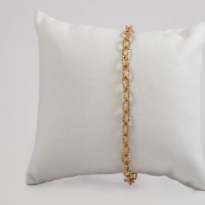 Bracciale sottile oro giallo 18k