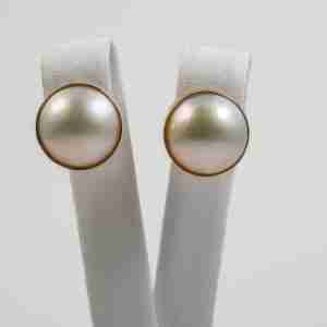 Orecchini oro giallo 18k con perle