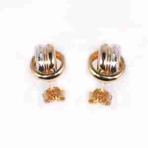 Orecchini oro 18k tre colori